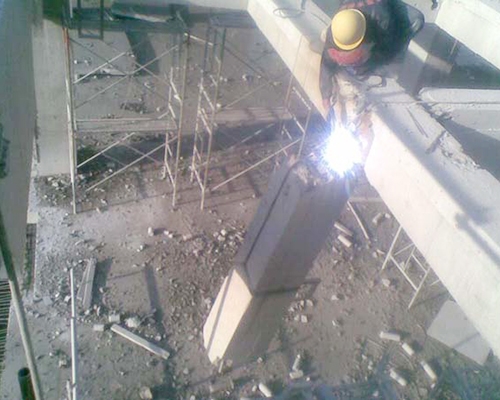 2012年9月太原市中環廣場切割工程