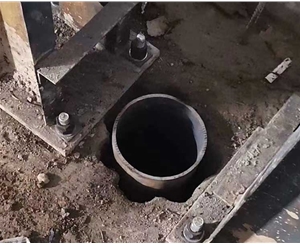 運城某小區采用大直徑靜壓鋼管樁技術進行地基加固
